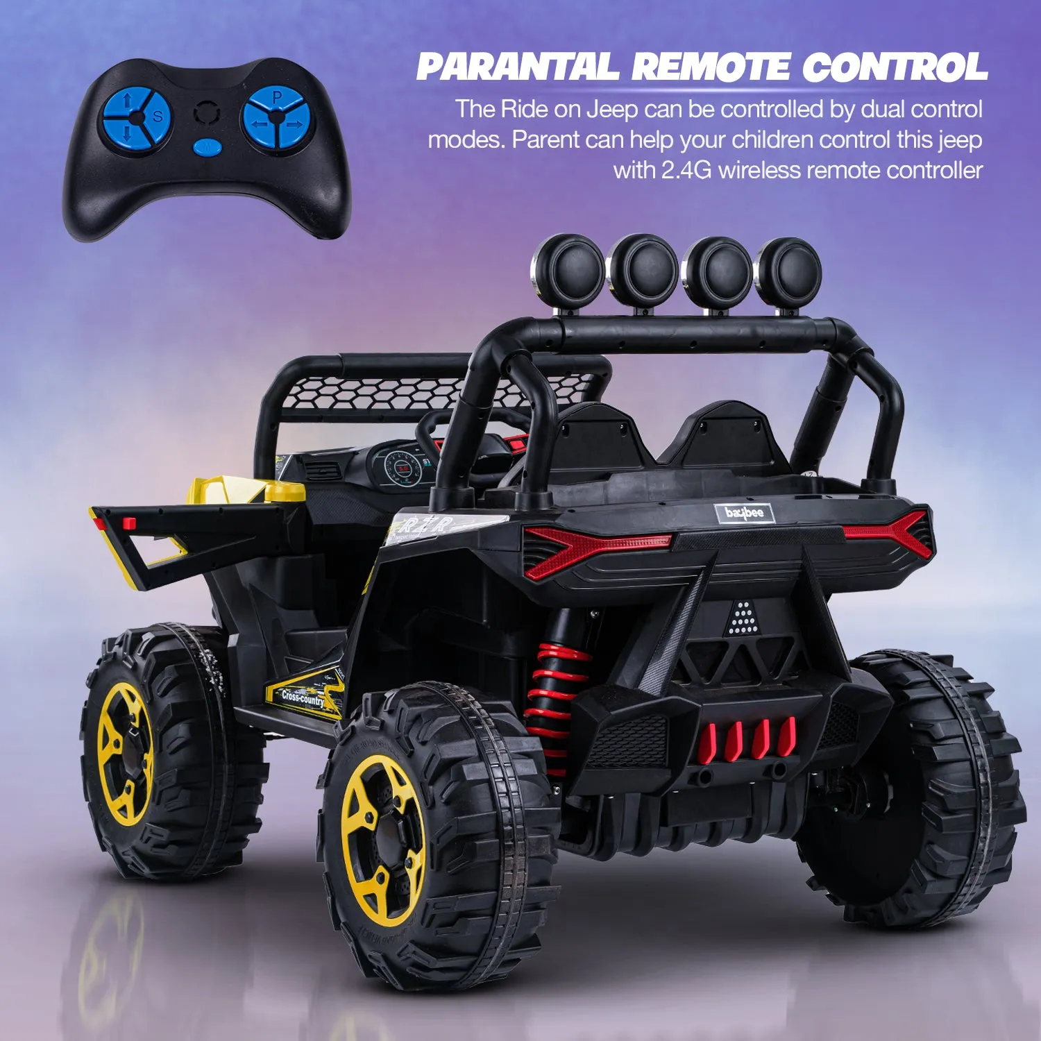 Wrath Battery Operated Jeep for Kids