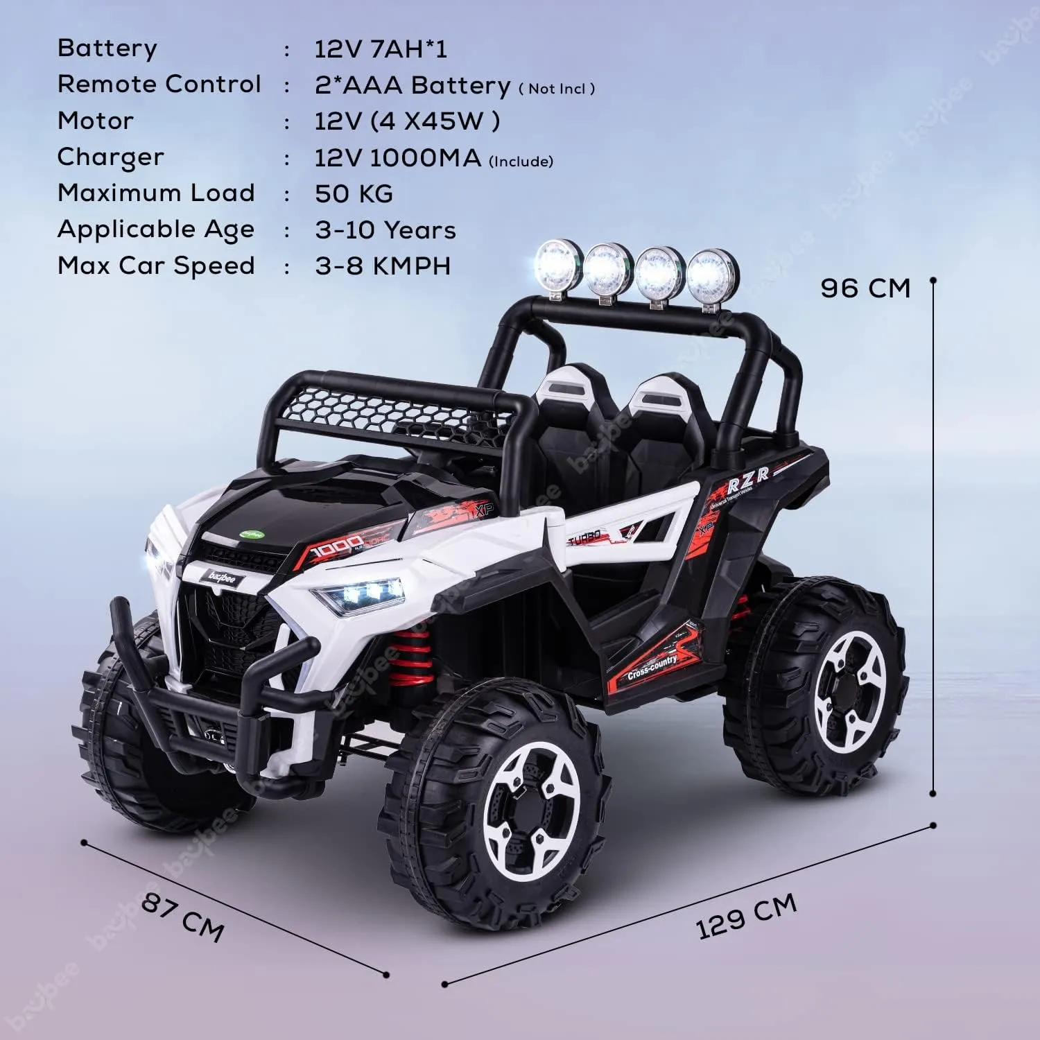 Wrath Battery Operated Jeep for Kids