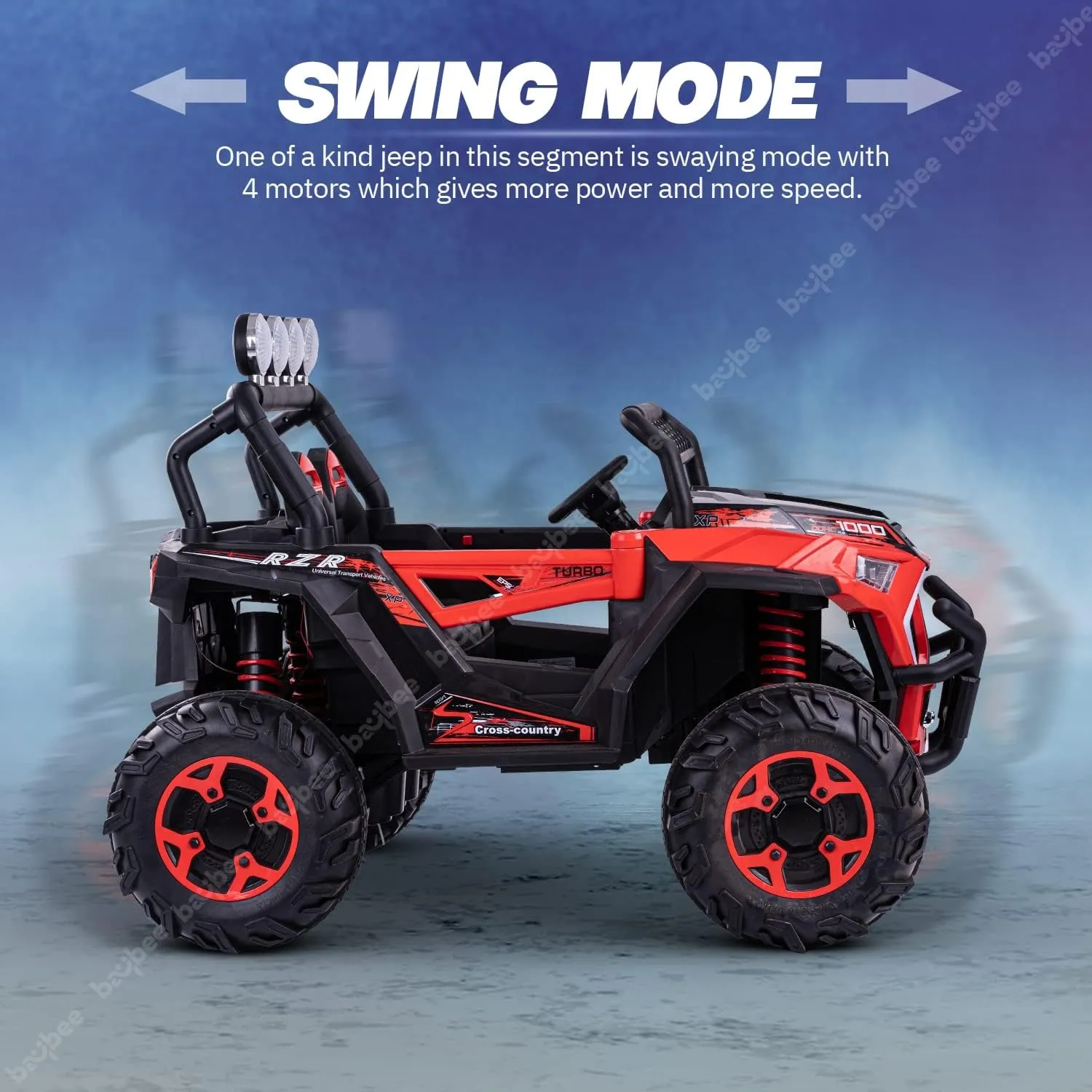 Wrath Battery Operated Jeep for Kids